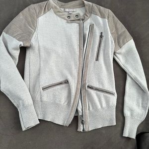 Banana republic sweater zip up